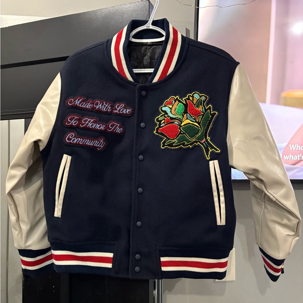 Varsity Jacket with Patches